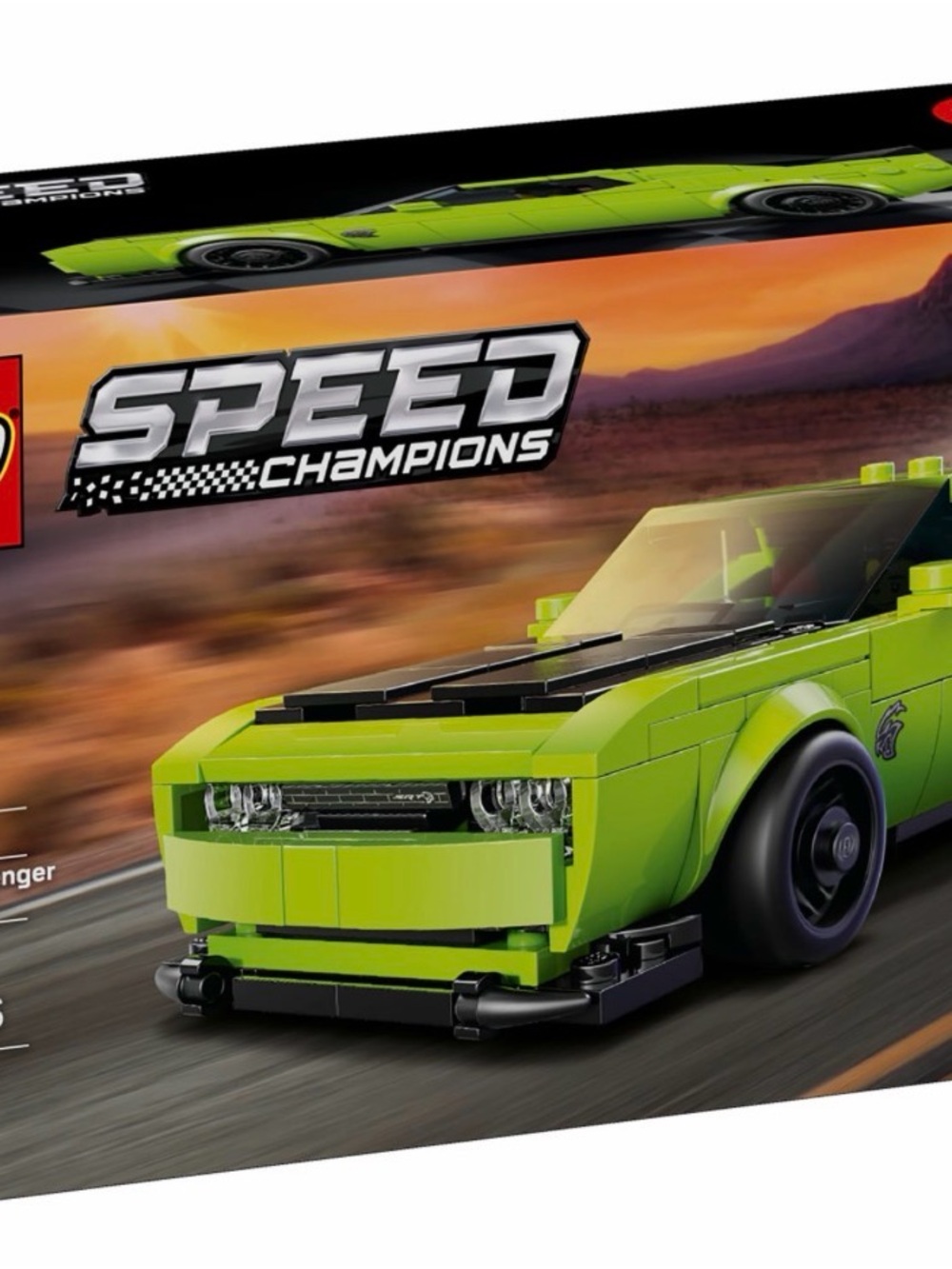 LEGO Speed Champions Lime Green Muscle Car